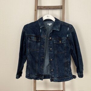 Gianni Bini Dark Blue Jean Jacket